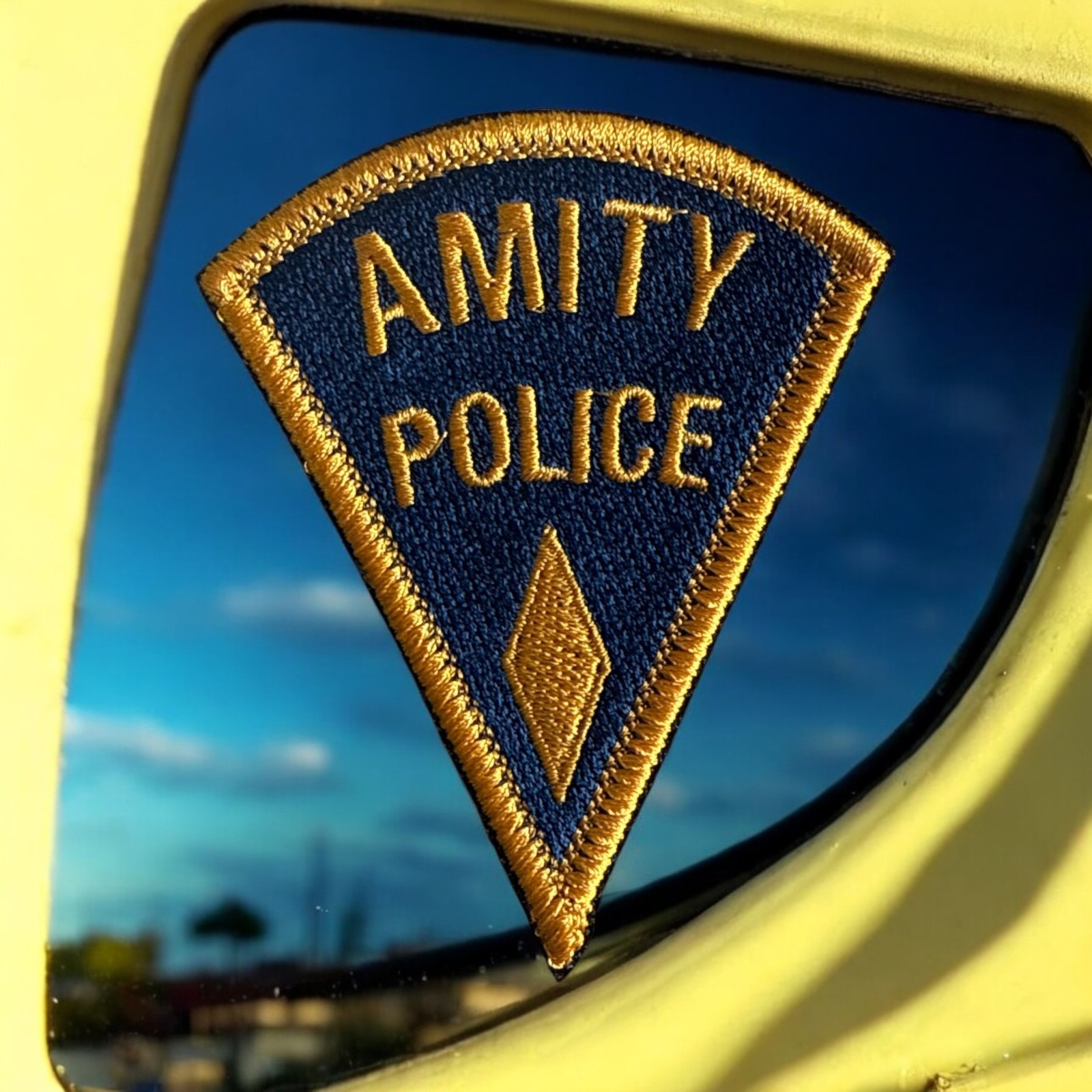 Amity Police Embroidery Patch 3.24" X 2.64"