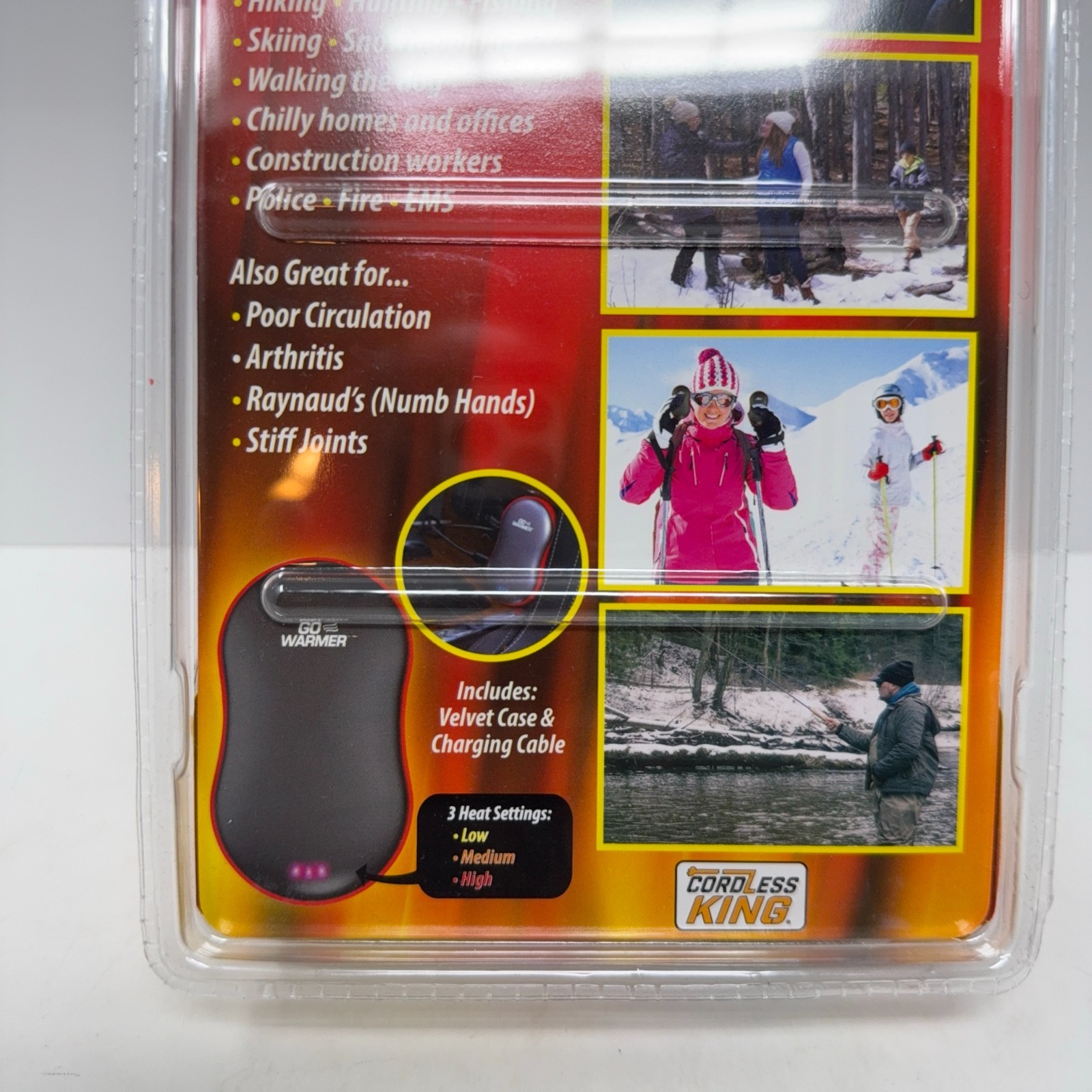Spark Innovators Go Warmer Cordless Rechargeable Hand Heater