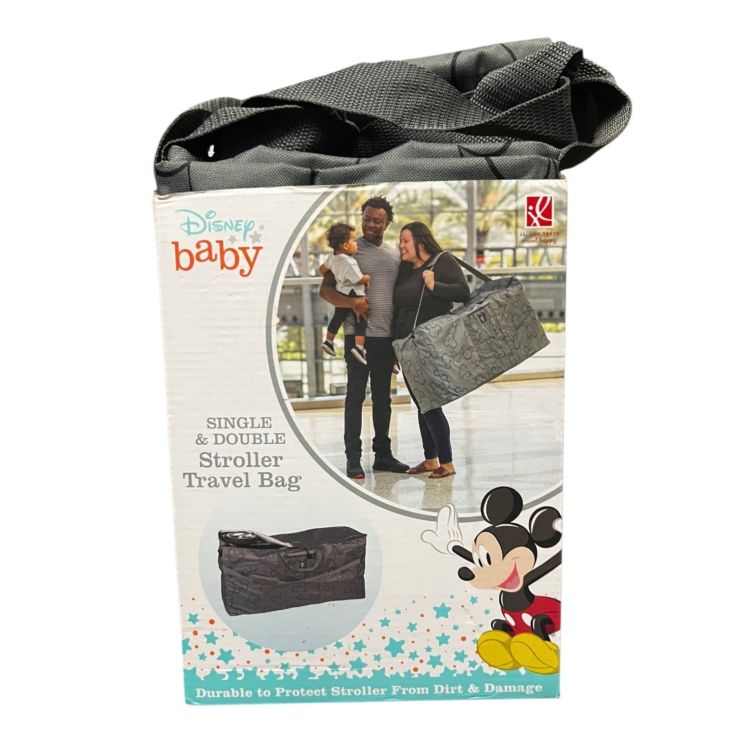 Brand New Disney Baby Single & Double Stroller Travel Bag Mickey Mouse