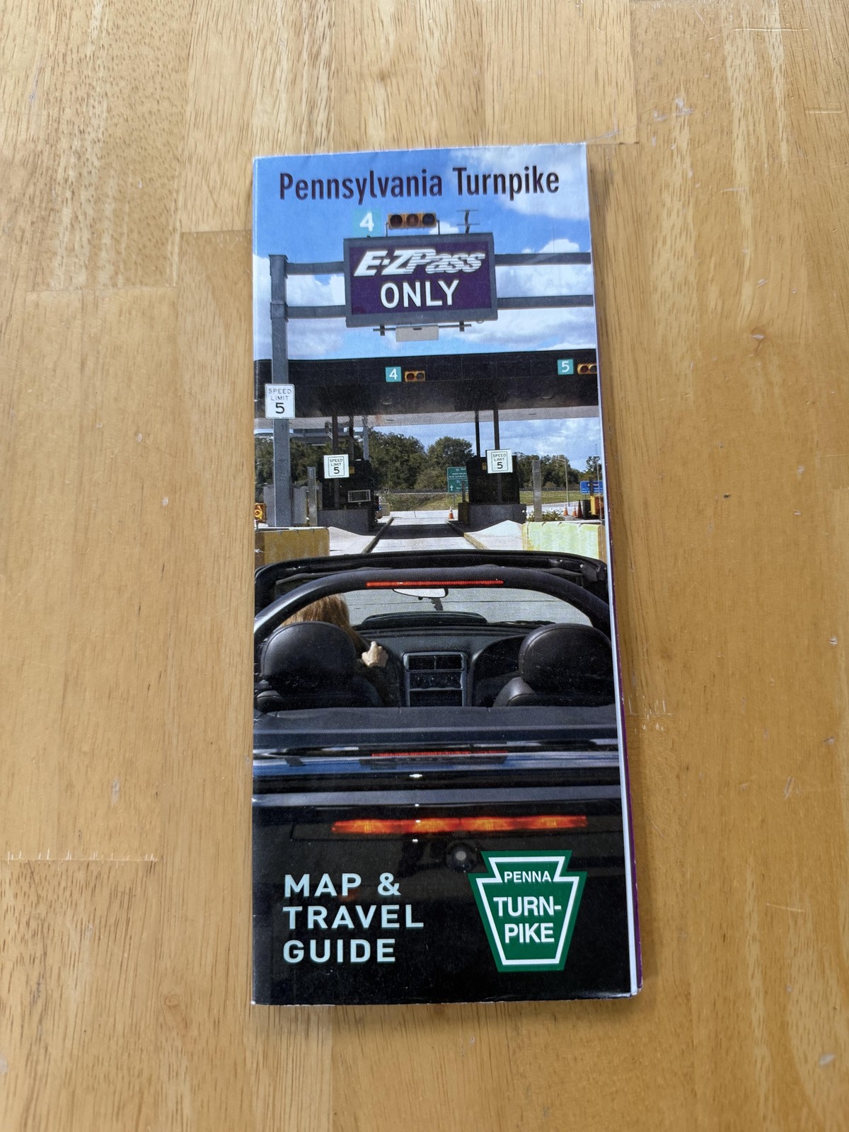 Vintage 2004 Pennsylvania Turnpike Map Travel Guide Folded Brochure USA