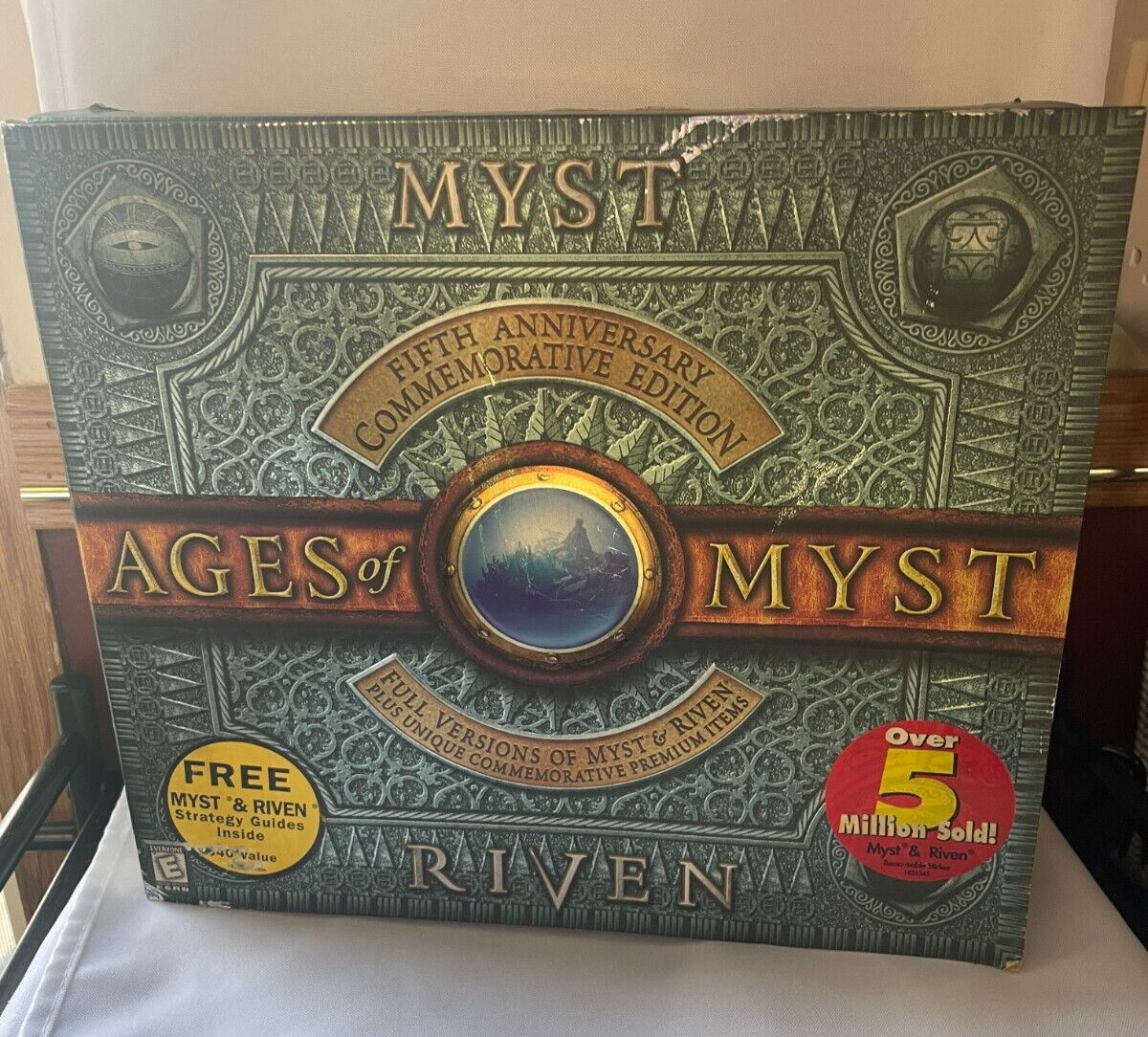 Ages of Myst RIVEN Fifth Anniversary Commemorative Edition PC Game Big Box