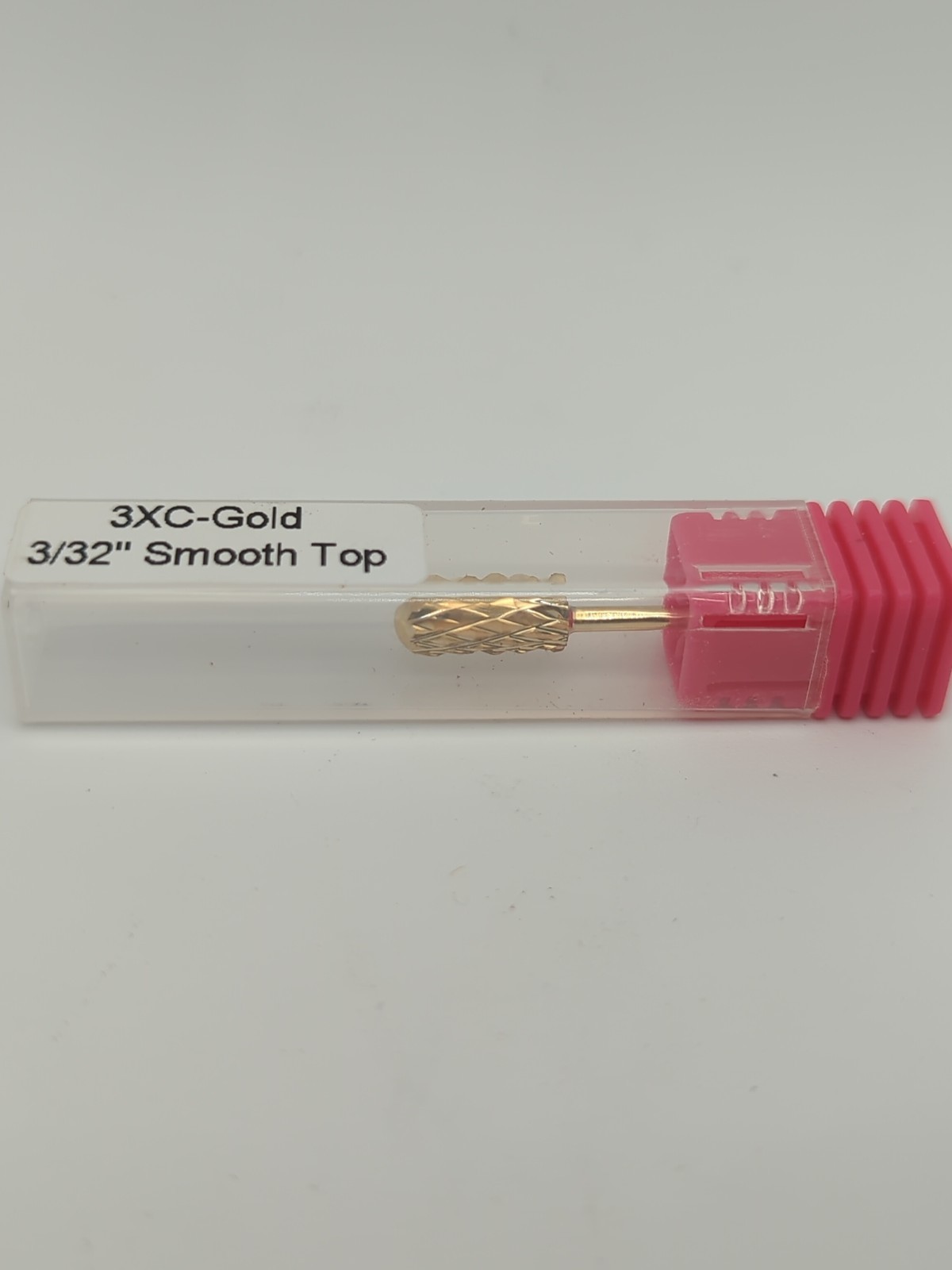 3XC Gold Carbide Nail Drill Bit 3/32" Smooth Top Safety Barrel Product Remover