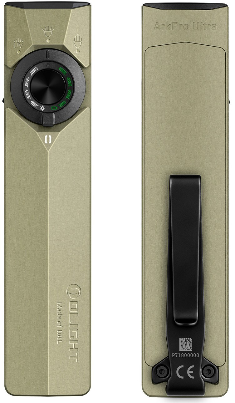 Olight ArkPro Ultra Class 3R Olive Green CW, 1700 Lume, 205M, 7 Configurations