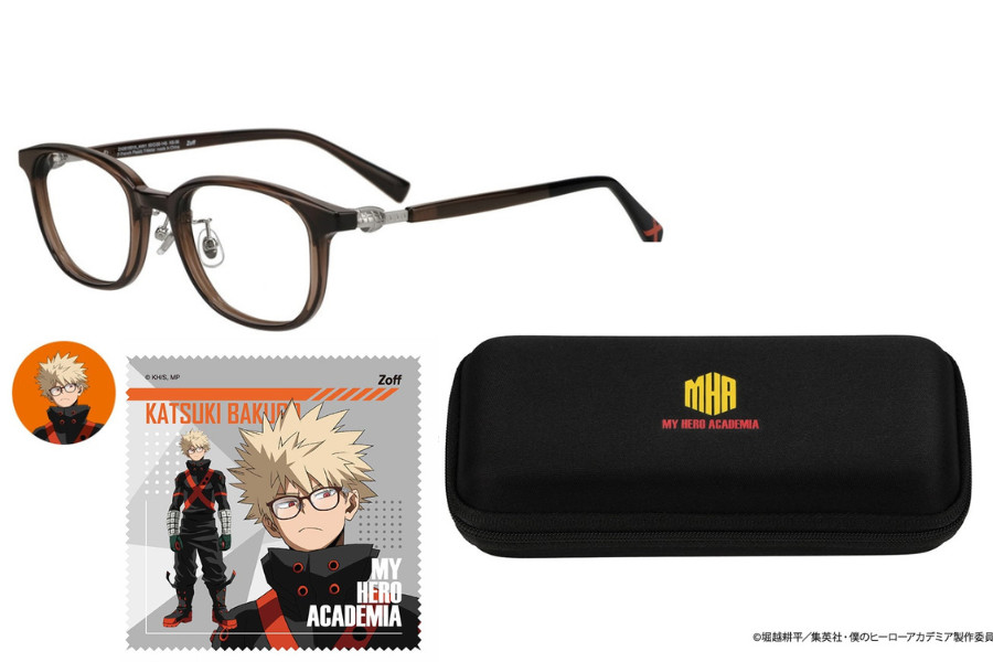 My Hero Academia Katsuki Bakugo Ver. Eyeglass Glasses Brown ZA261001-44A1 ZOFF