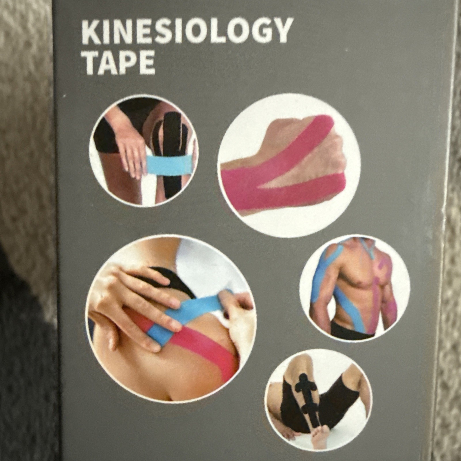 Kinesiology Tape 5cm X 5m 2 Rolls