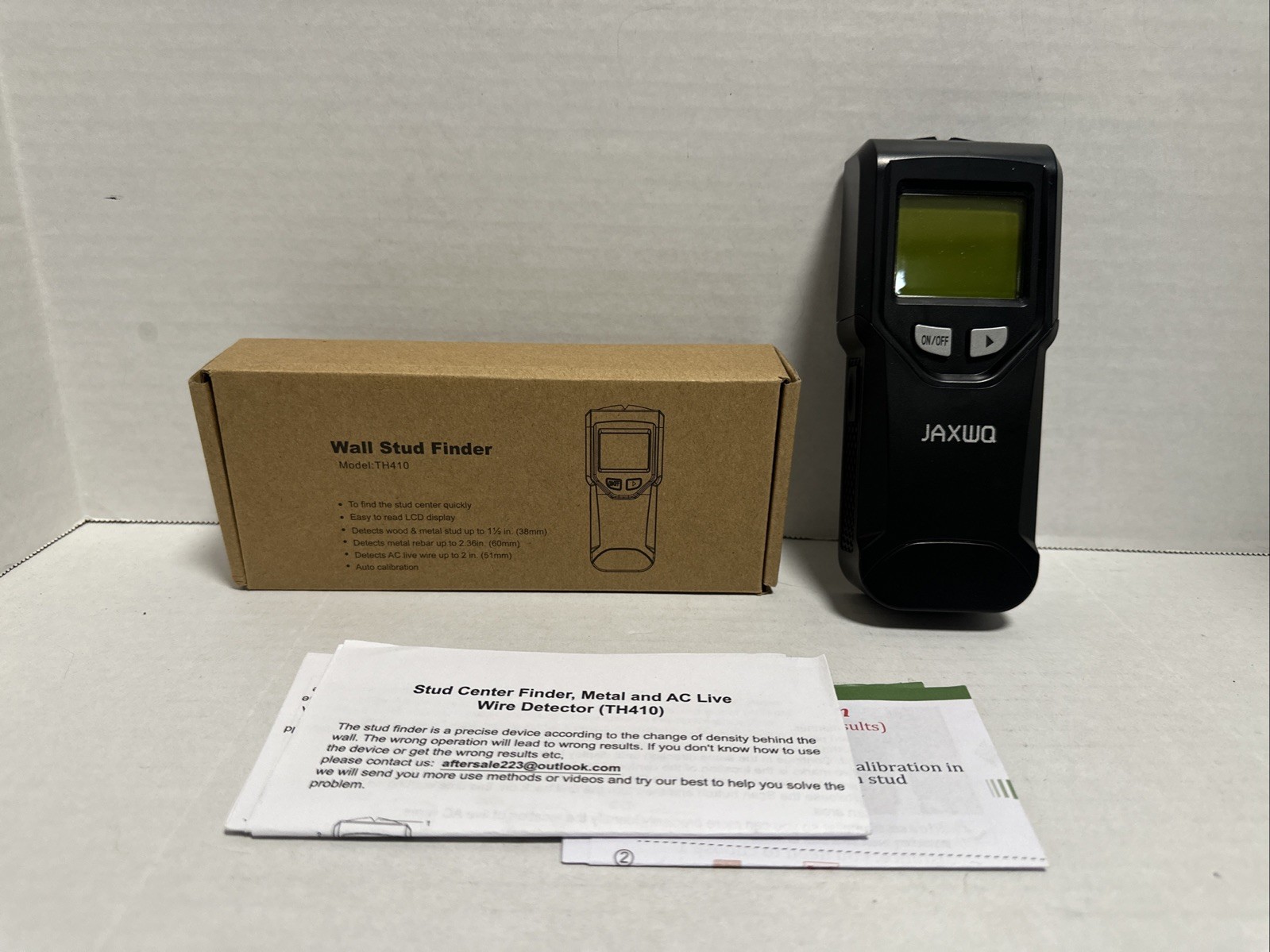 Wall Stud Finder Model: TH410 Tested Works New Open Box W/Battery