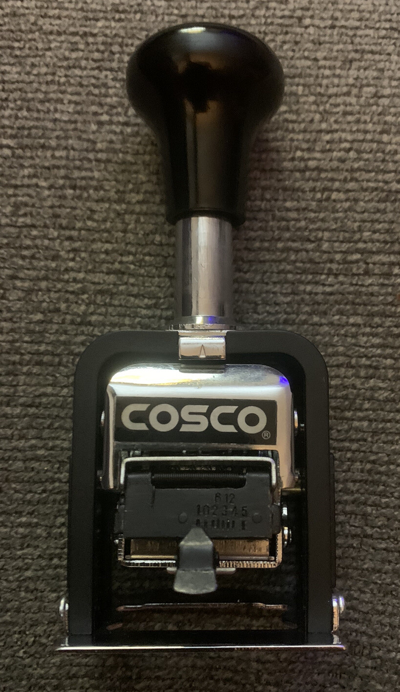 Cosco Speedpricer Retail Price Stamper Metal