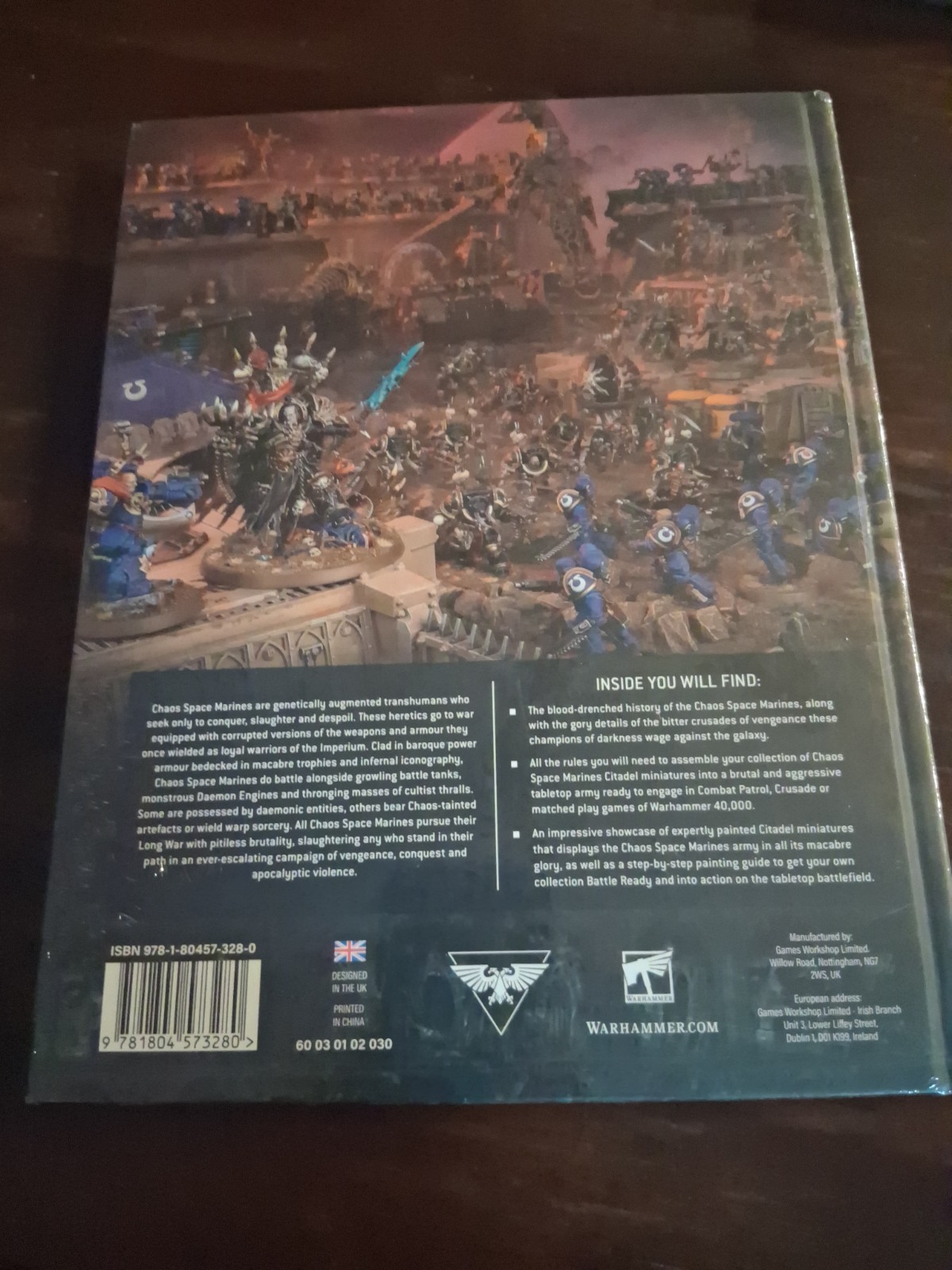 warhammer 40k chaos space marines codex