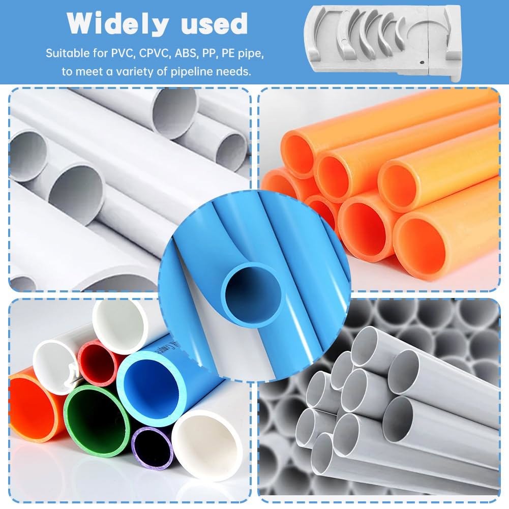Deburring Tool for Plastic Pipe,PVC Deburring Tool,Handle 1 1/4'' to 4''