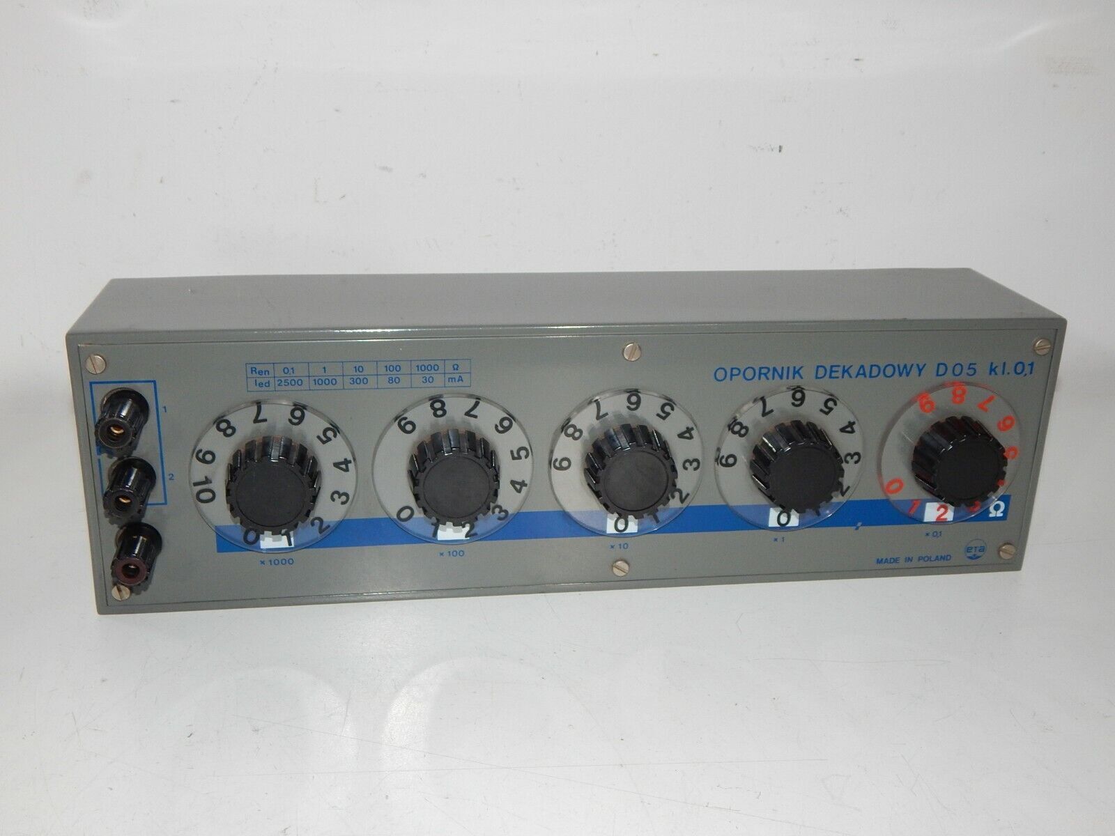 Crank resistance D05 resistance box box precision variable 0-9999.9 ohms 0.1