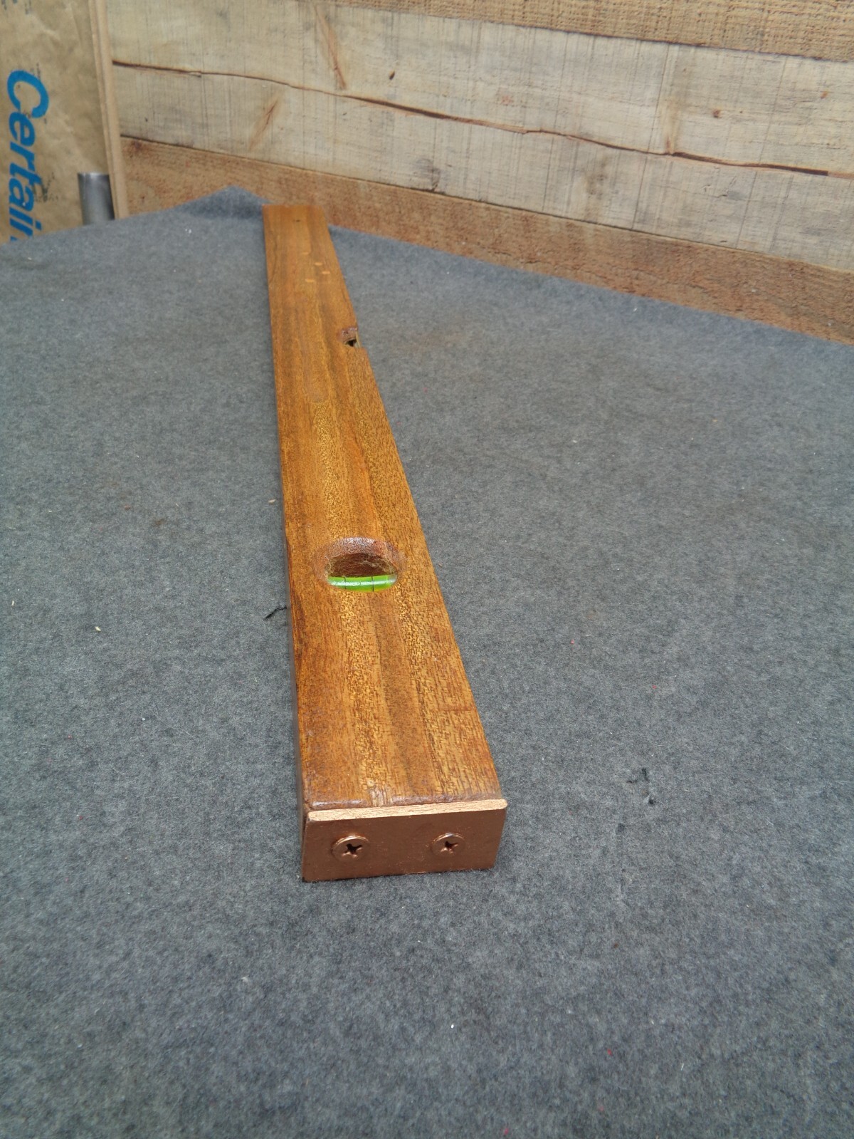 Wood & Brass Level 24" Long