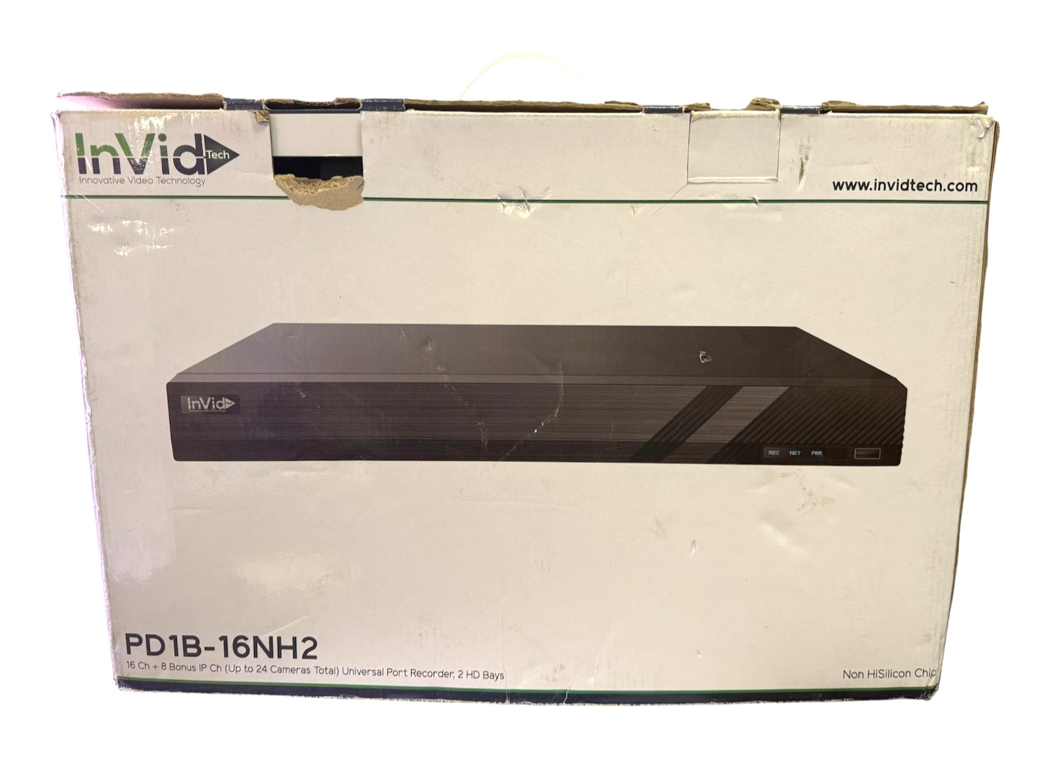 Invid Tech PD1B-16NH2 16Ch+ 8 Bonus IP CH Universal Port Recorder
