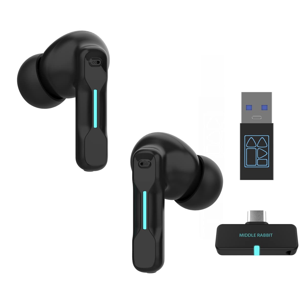 SW4 Pro Wireless Earbuds for PC/Computer/Laptop/Mobile - Dongle & Bluetooth -...