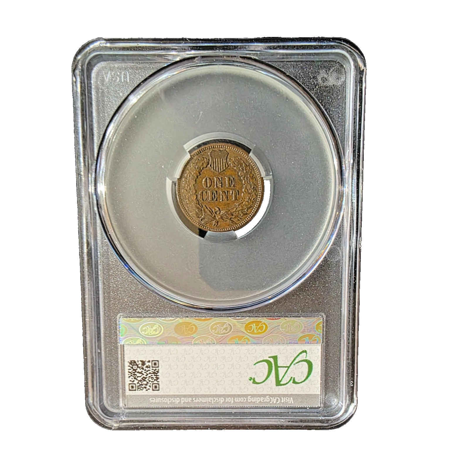 1894 indian head penny xf40, cac