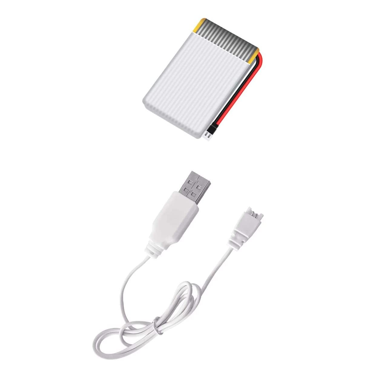 1PCS Rechargeable Battery and USB Charger for Q9C Drone Longer Flight Time