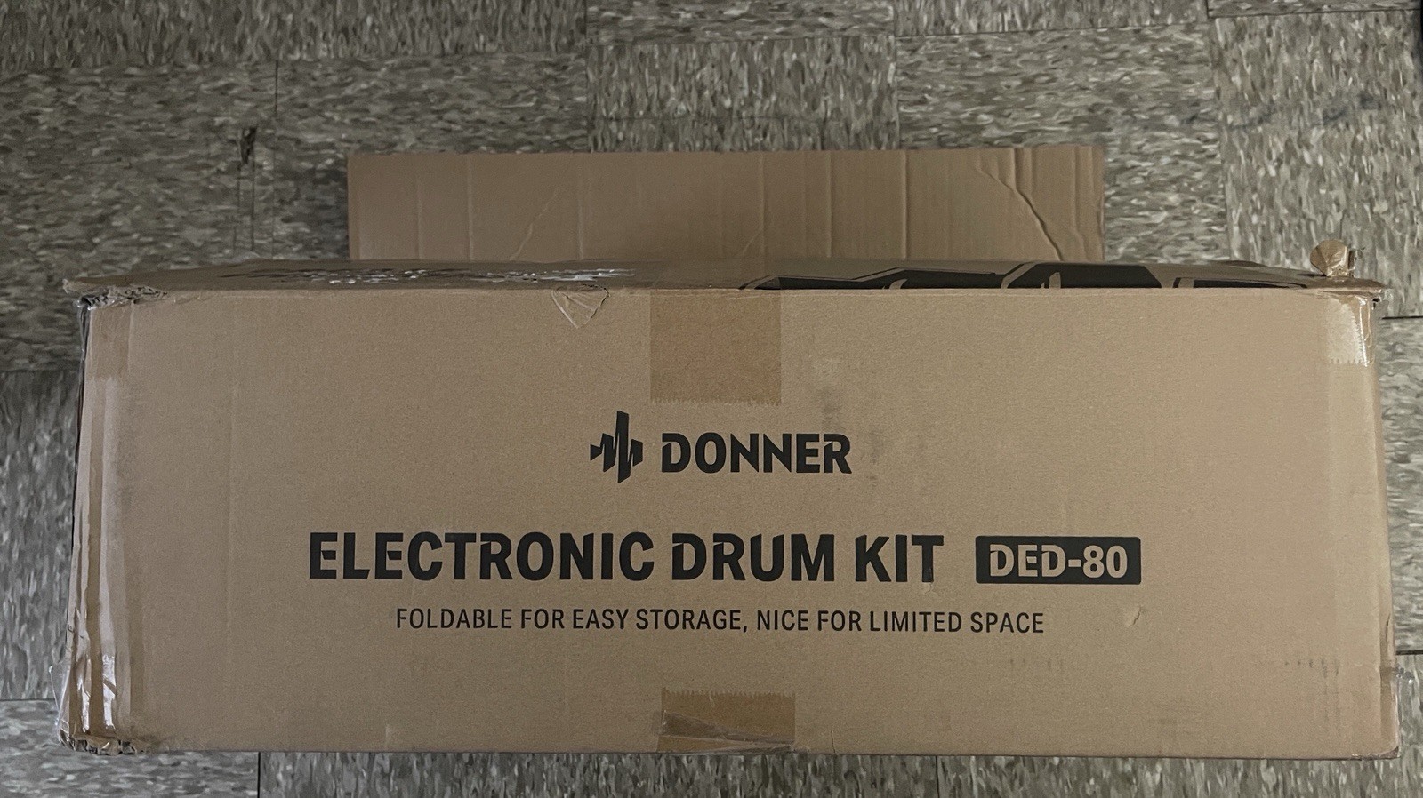 DONNER Electronic Drum Kit for Beginners with Headphones/Drum Throne (DED-80)