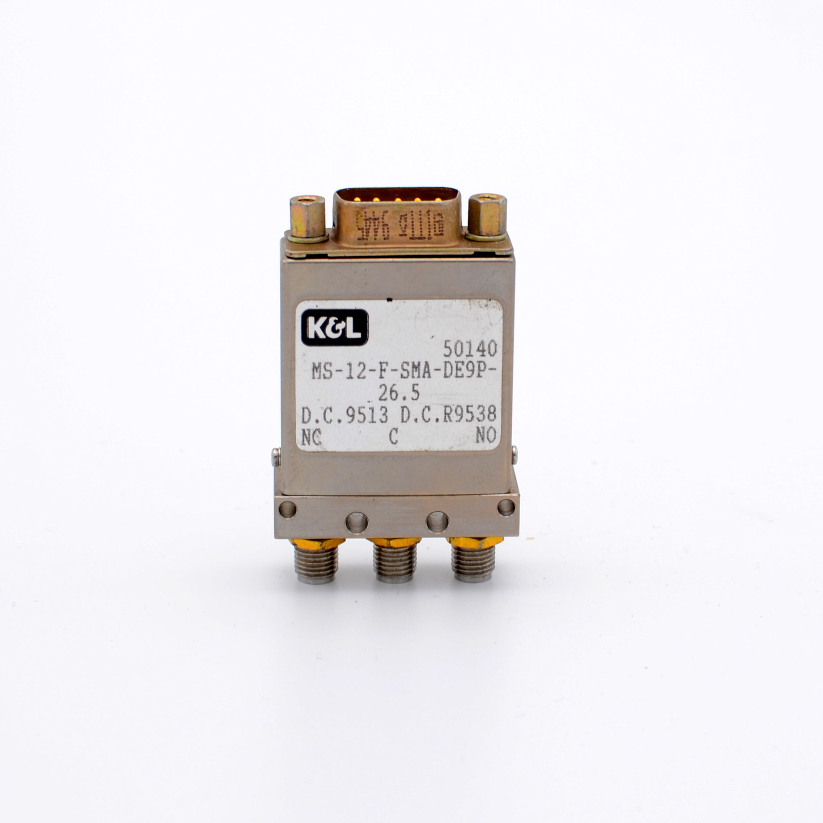  K&L Coaxial Microwave Switch 50140 MS-12-F-SMA-DE9P-26.5 FREE SHIPPING