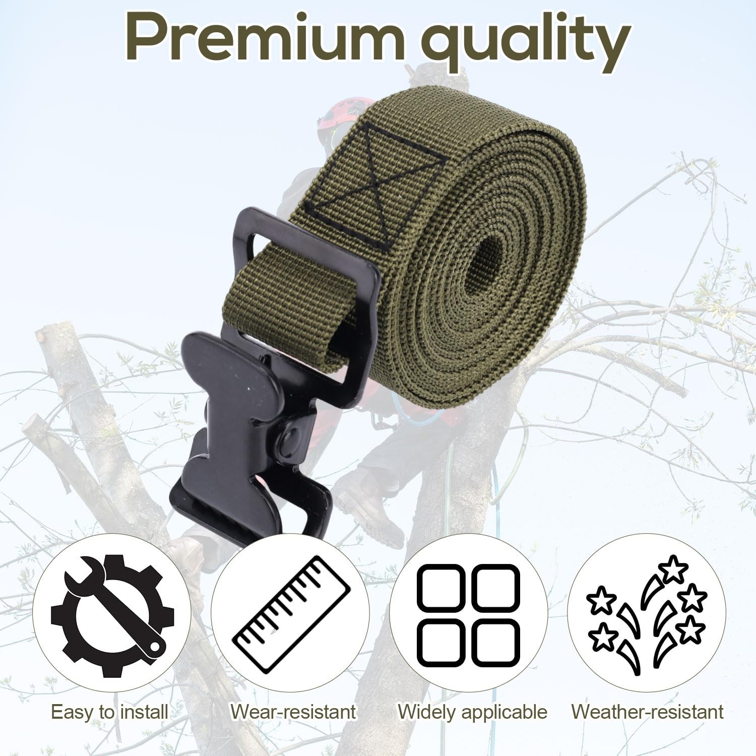 2pcs Tree Stand Utility Straps for Summit, Hang-On Tree Stand Backpack Harnes...