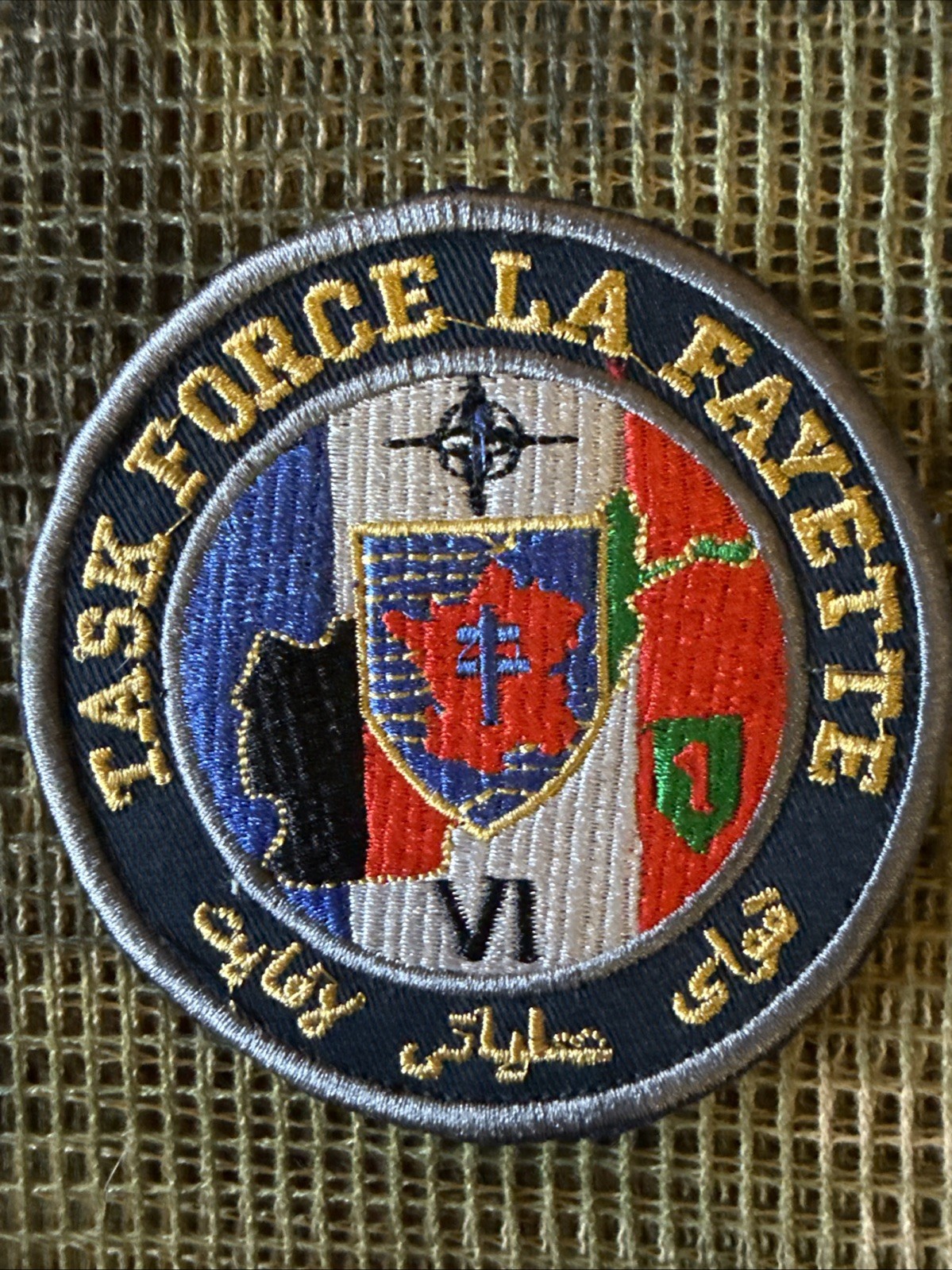 French Foreign Legion Task Force Lafayette IV  Afgan War Patch