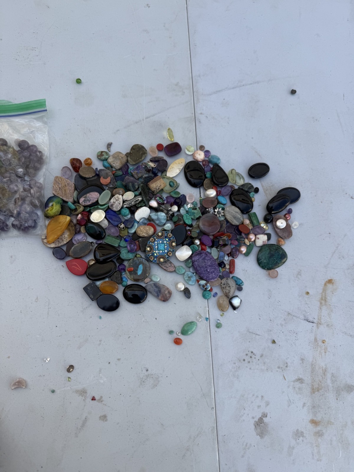 crafting jewelry making 100s of gemstones from rings earring & bracelet rb8 gl#1