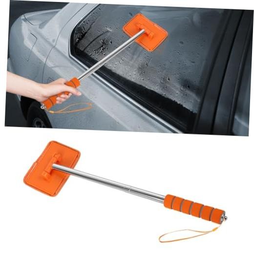 Car Windshield Cleaning Tool, Car Windshield Window Cleaner, Auto Glass Orange