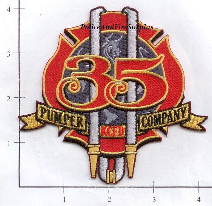 Missouri - Kansas City Pumper 35 MO Fire Dept Patch