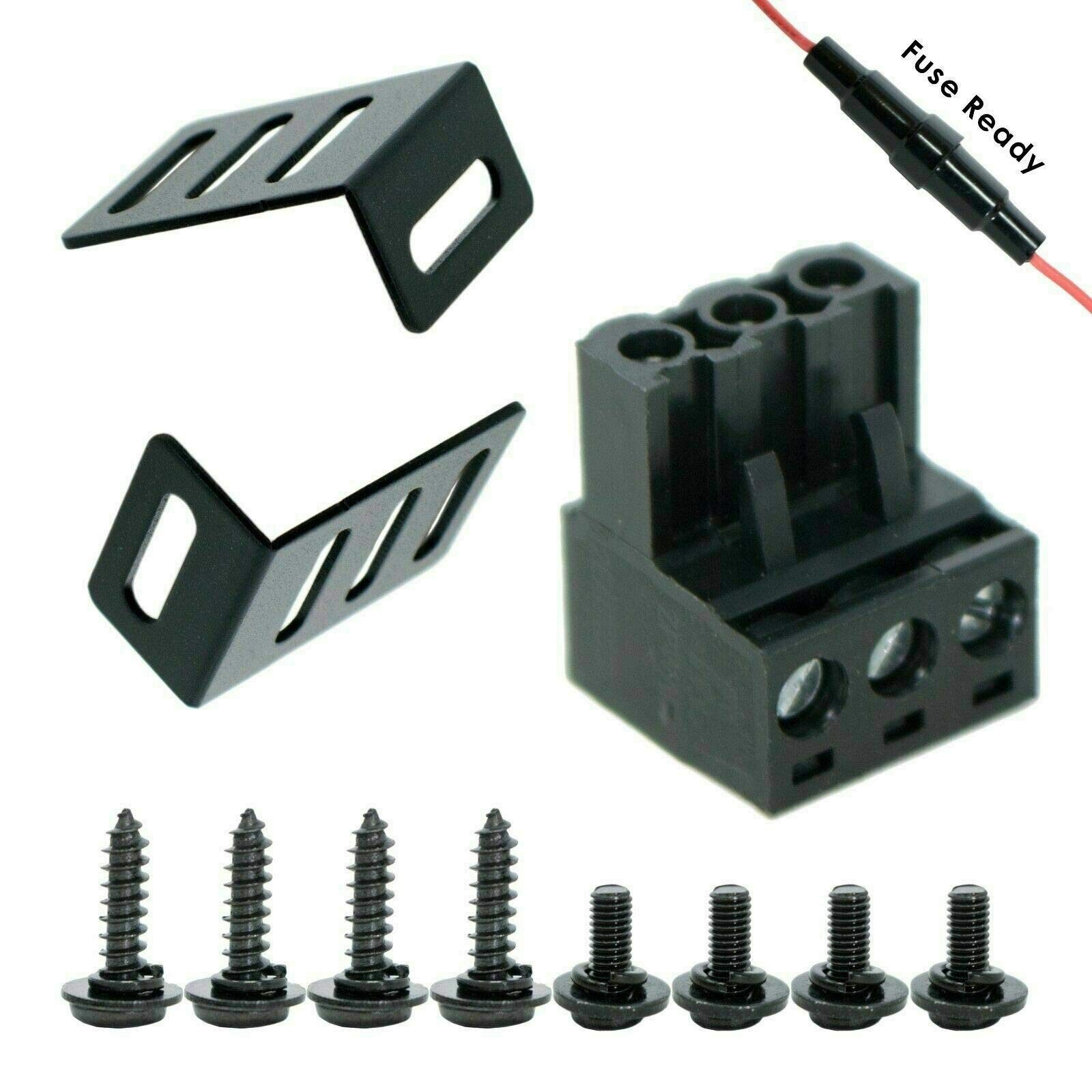 EQ15 1/2 Din Five Equalization Bands Car Audio Equalizer EQ Front, Rear +Mast...