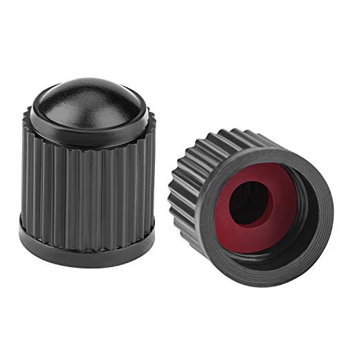 150 Packs Tire Valve Caps, Plastic Valve Stem Caps with O Rubber Ring,