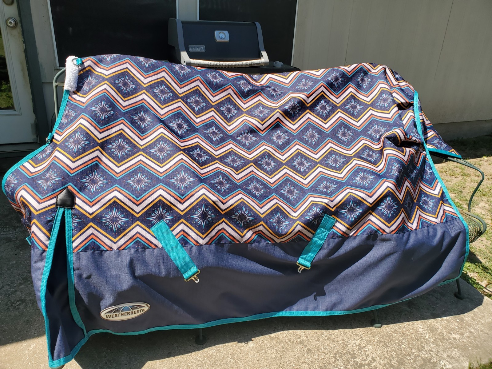 WeatherBeeta ComFiTec Standard Neck Medium Fill 220g Navy Size 78