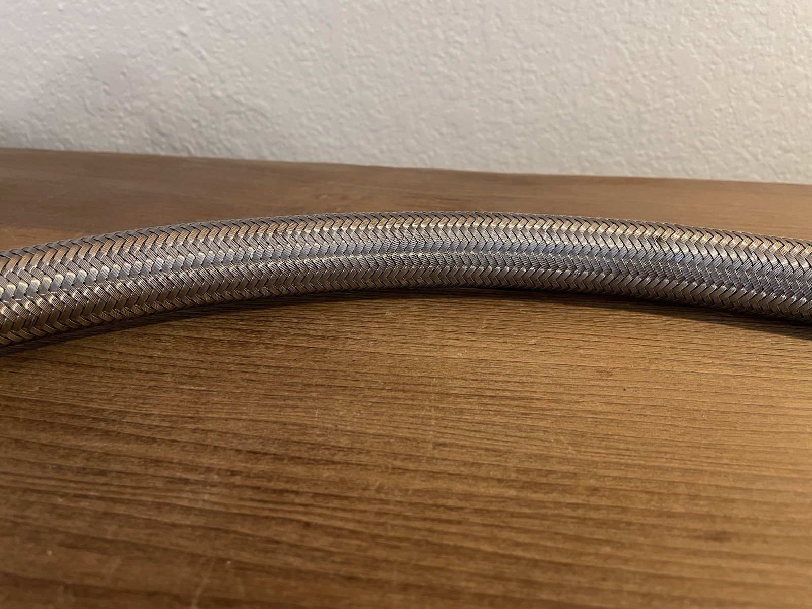 One 2ft/24 Inch Braided Stainless Steel Conduit 5/8 Inch Interior Diameter