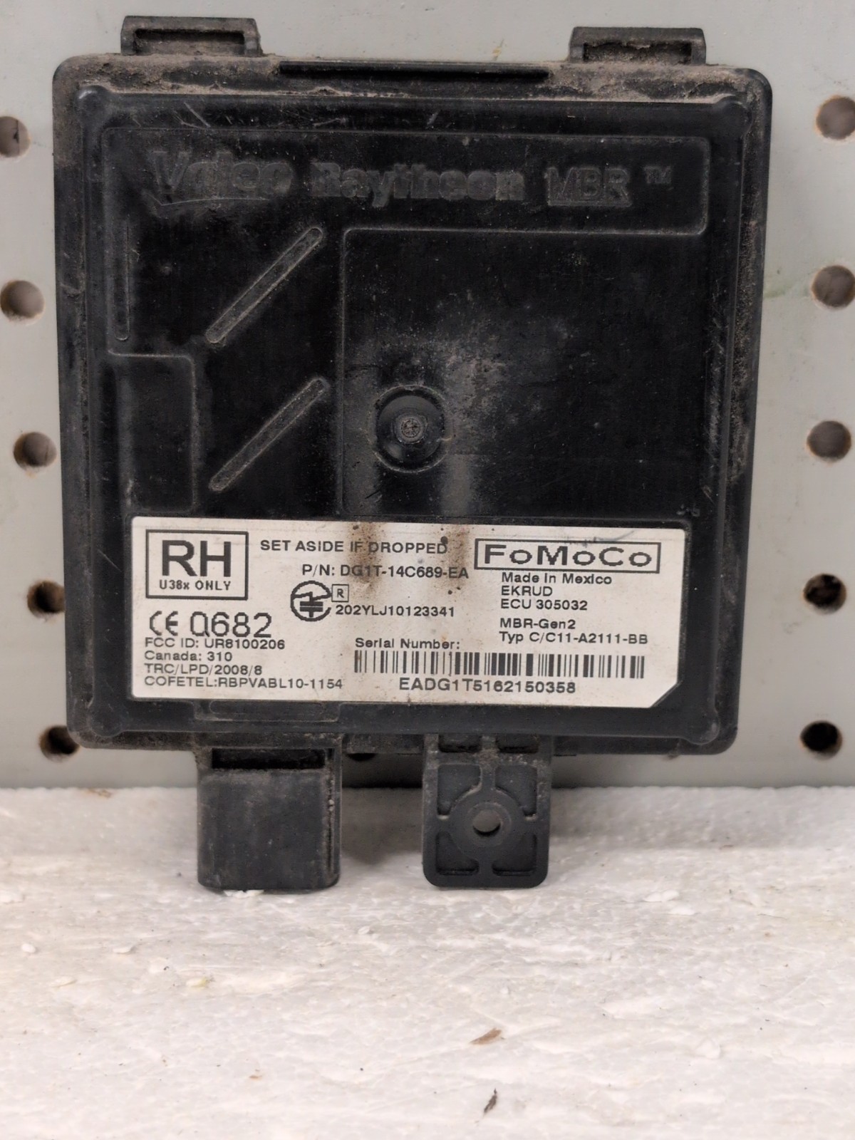 2013-2016 Ford Rear Blind Spot Detection Radar Sensor OEM DG1T-14C689-EA (6313)