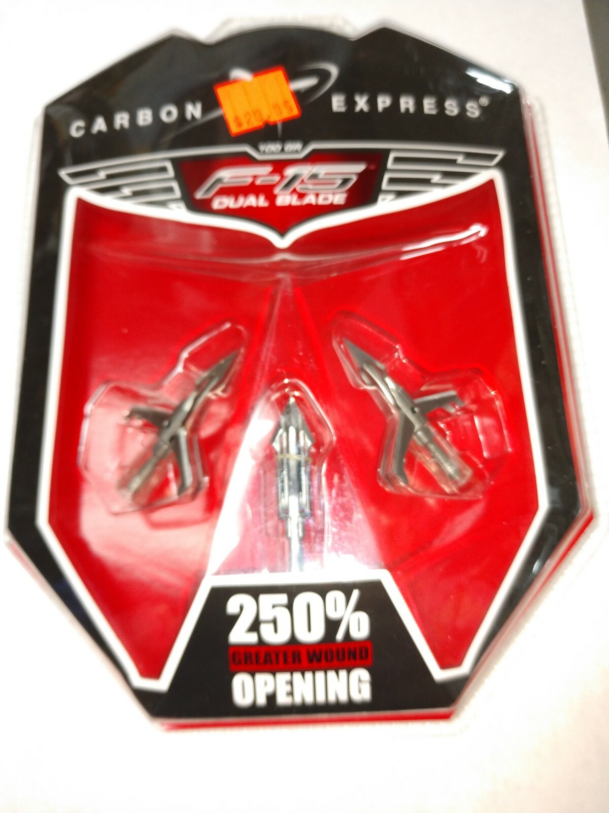 Carbon Express F-15 Broadheads 100gr  2 PACKS OF 3