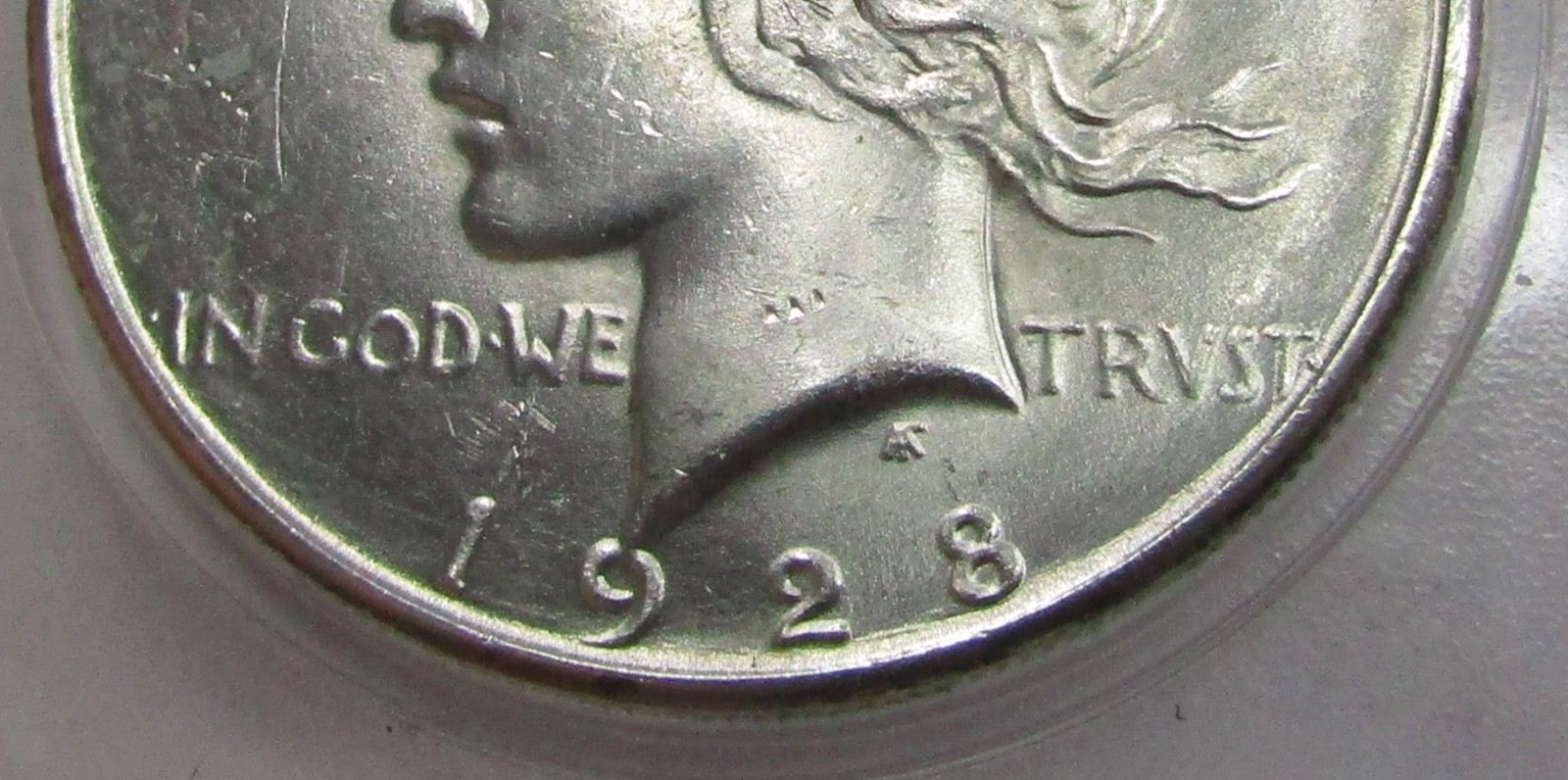 1928-S Peace Dollar, Choice AU/Unc