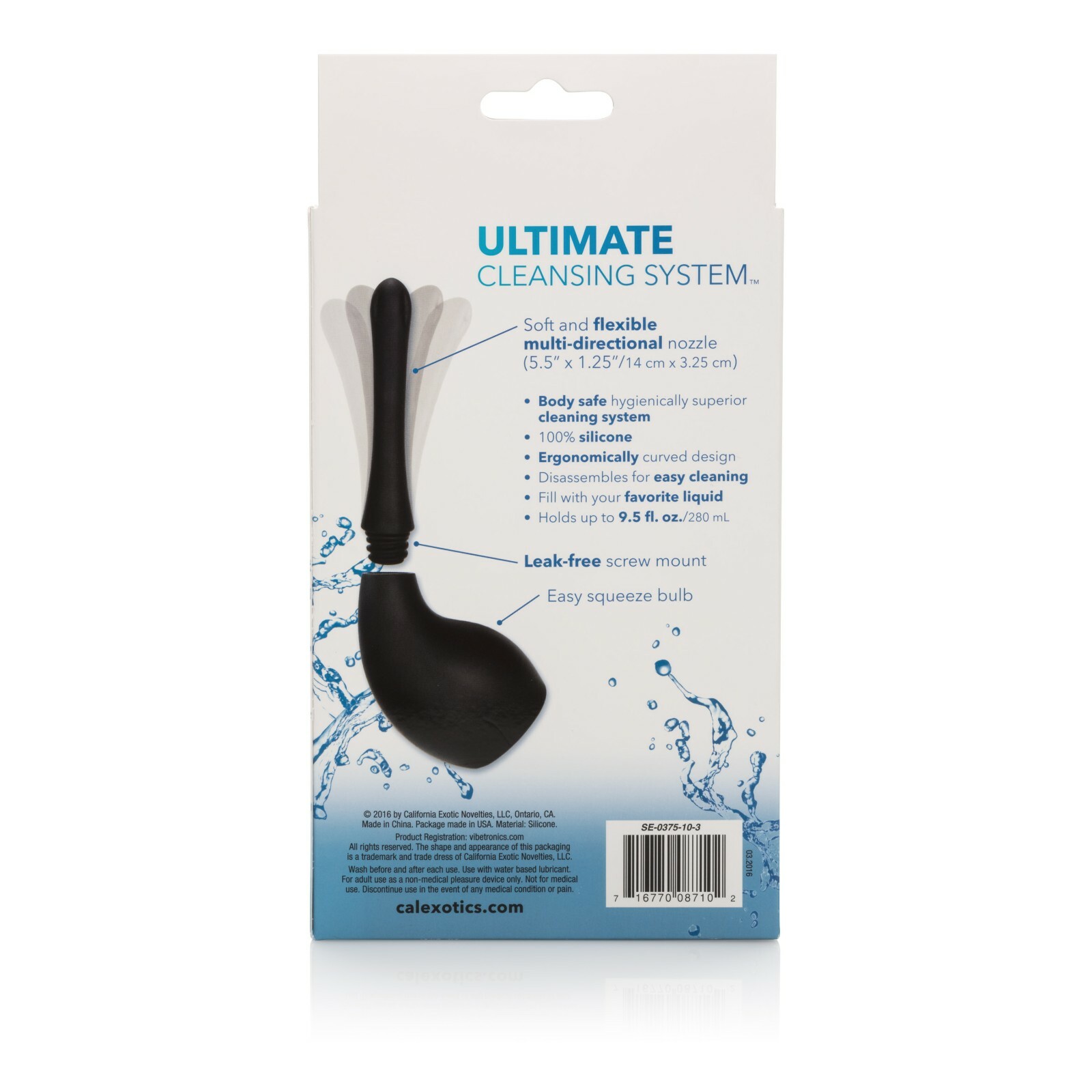 CalExotics Ultimate Cleaning System Douche - Black