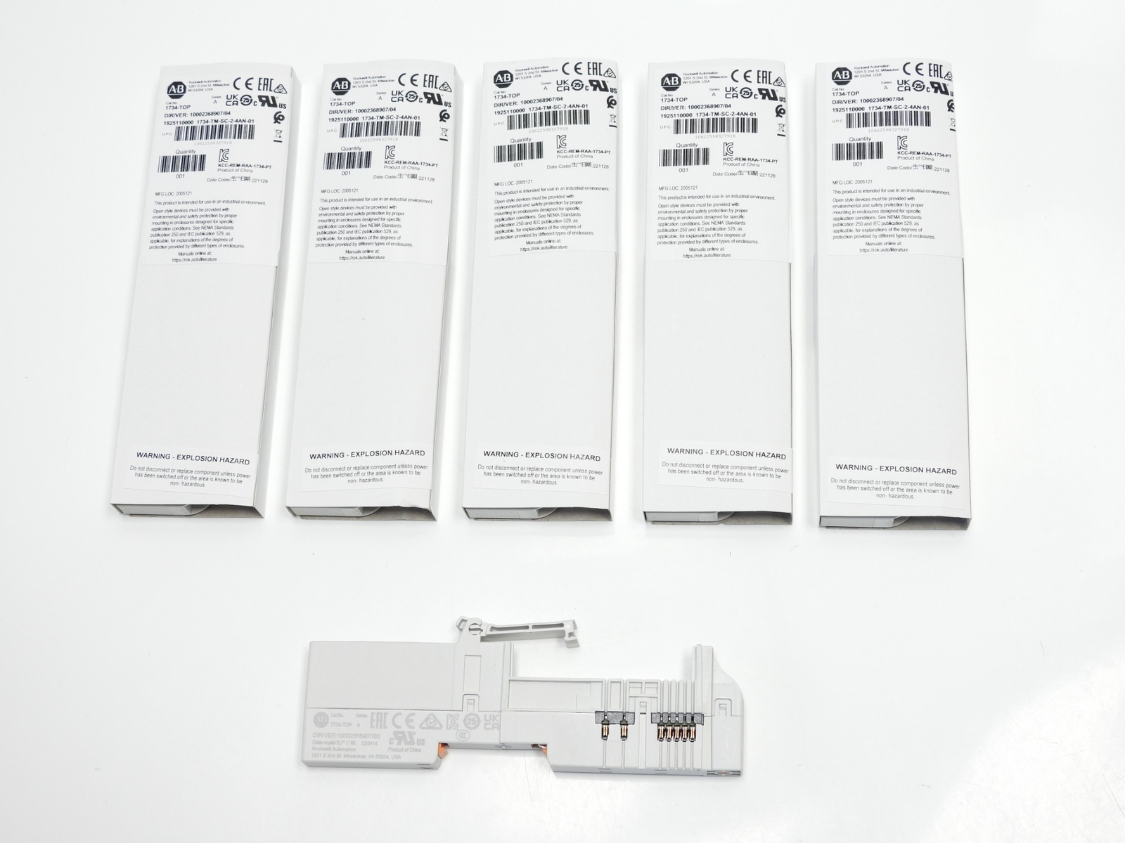 (5 pcs) Allen-Bradley 1734-TOP Point I/O Terminal Base 2022 USA Seller NEW