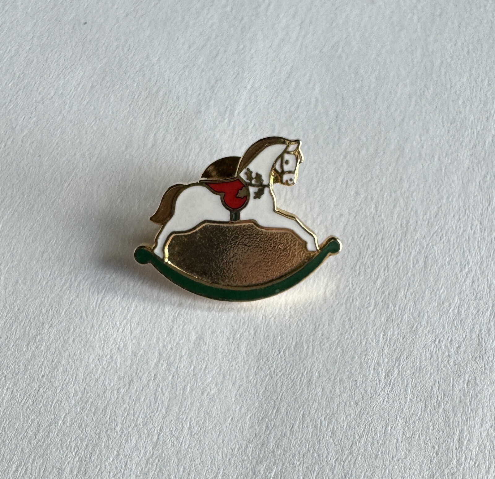Rocking Horse 1989 Classic Enameled Lapel Pin Hallmark