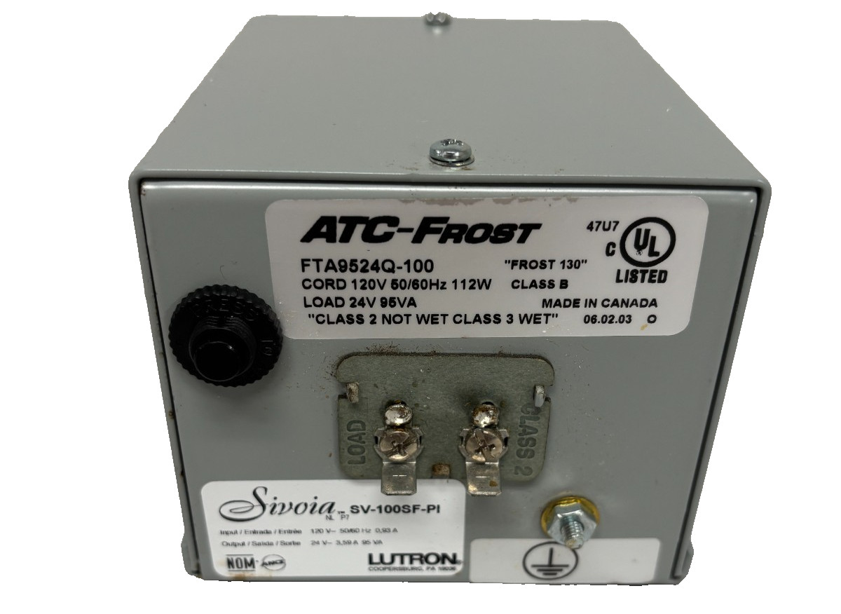 Lutron SV-100-SF-PI, Power Supply 24VAC Class 2 plug in Transformer- New O.B.