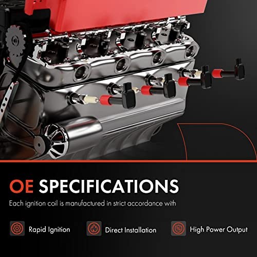 Engine Ignition Coil Pack Compatible with Mercedes-Benz E430 E500, CL500 C43