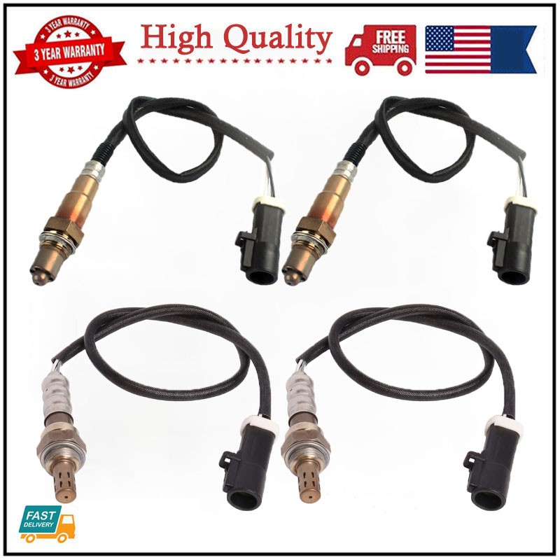 Set of 4 Oxygen Sensor Upstream+Downstream For 2004-2010 Ford Explorer 4.0L 4.6L