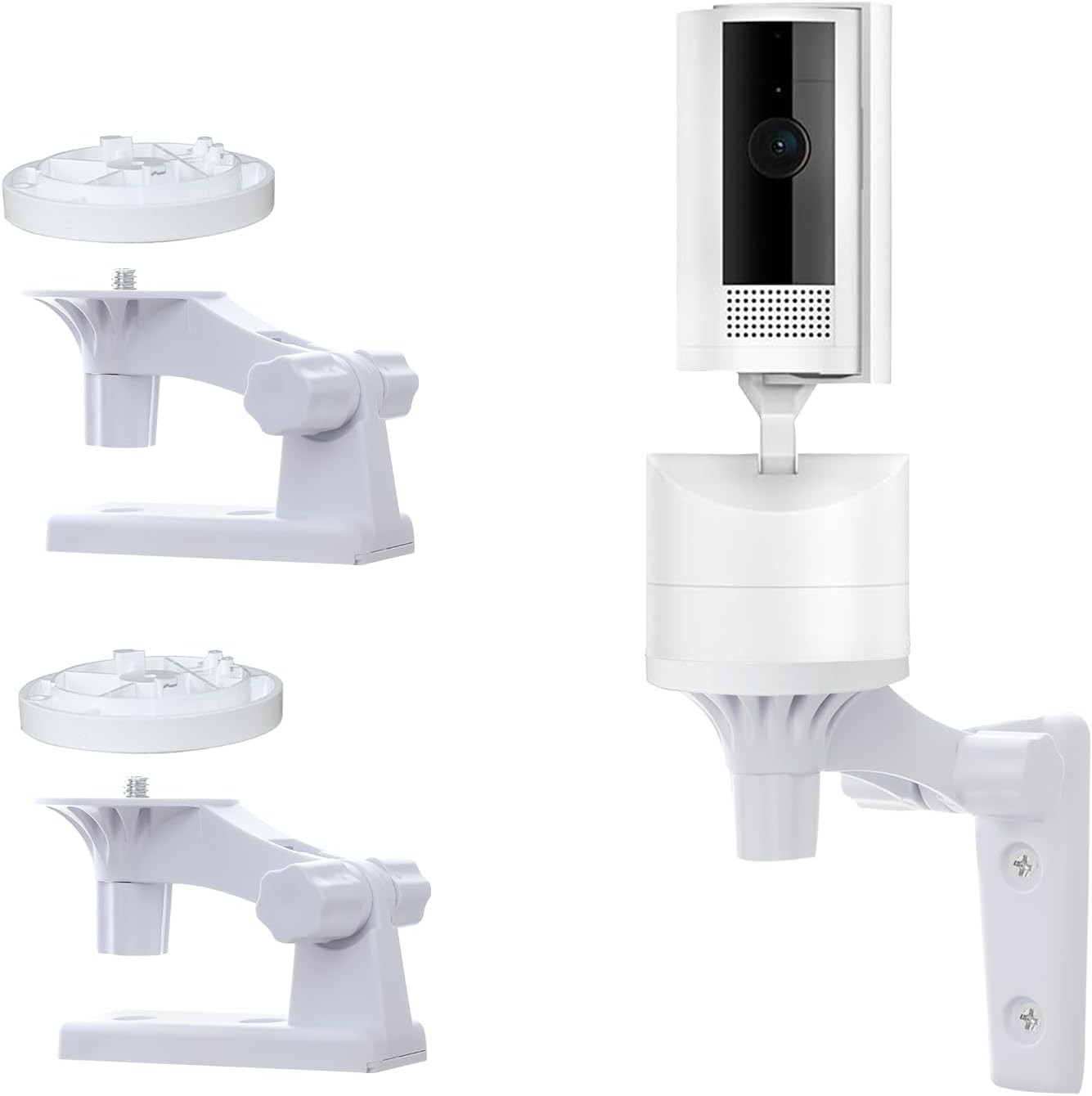 Wall Mount Compatible with Ring Pan Tilt Indoor Camera,Adjustable Wall Mount ...