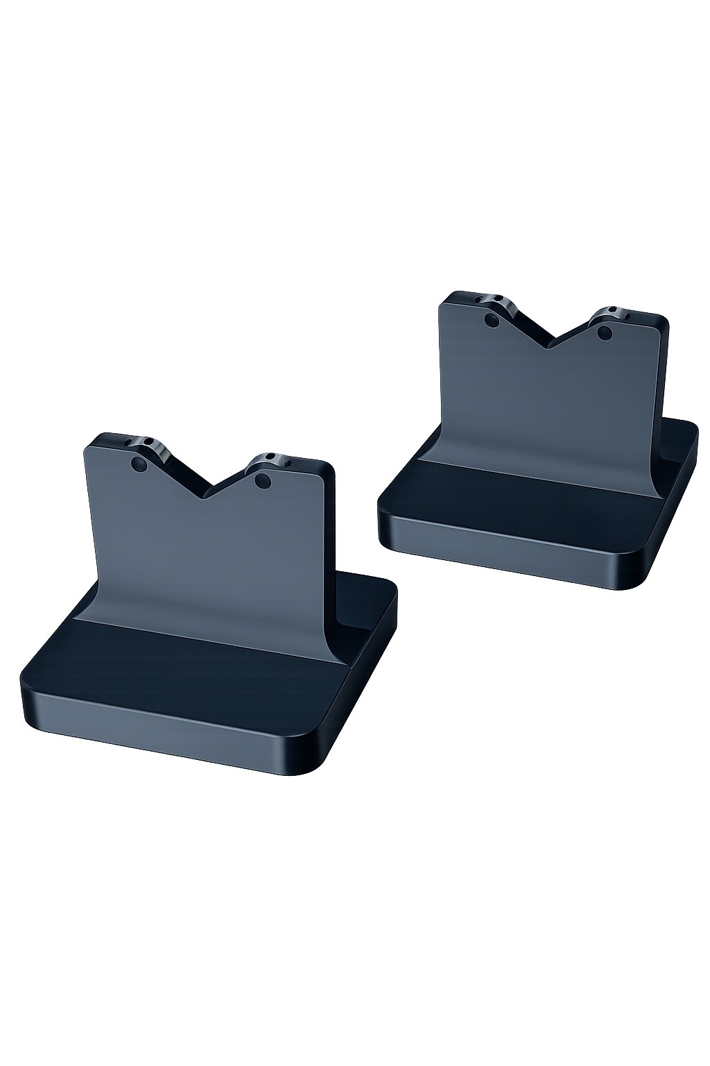 Roller Bearing Crankshaft V-Block Stands: Pair; Low Resistance