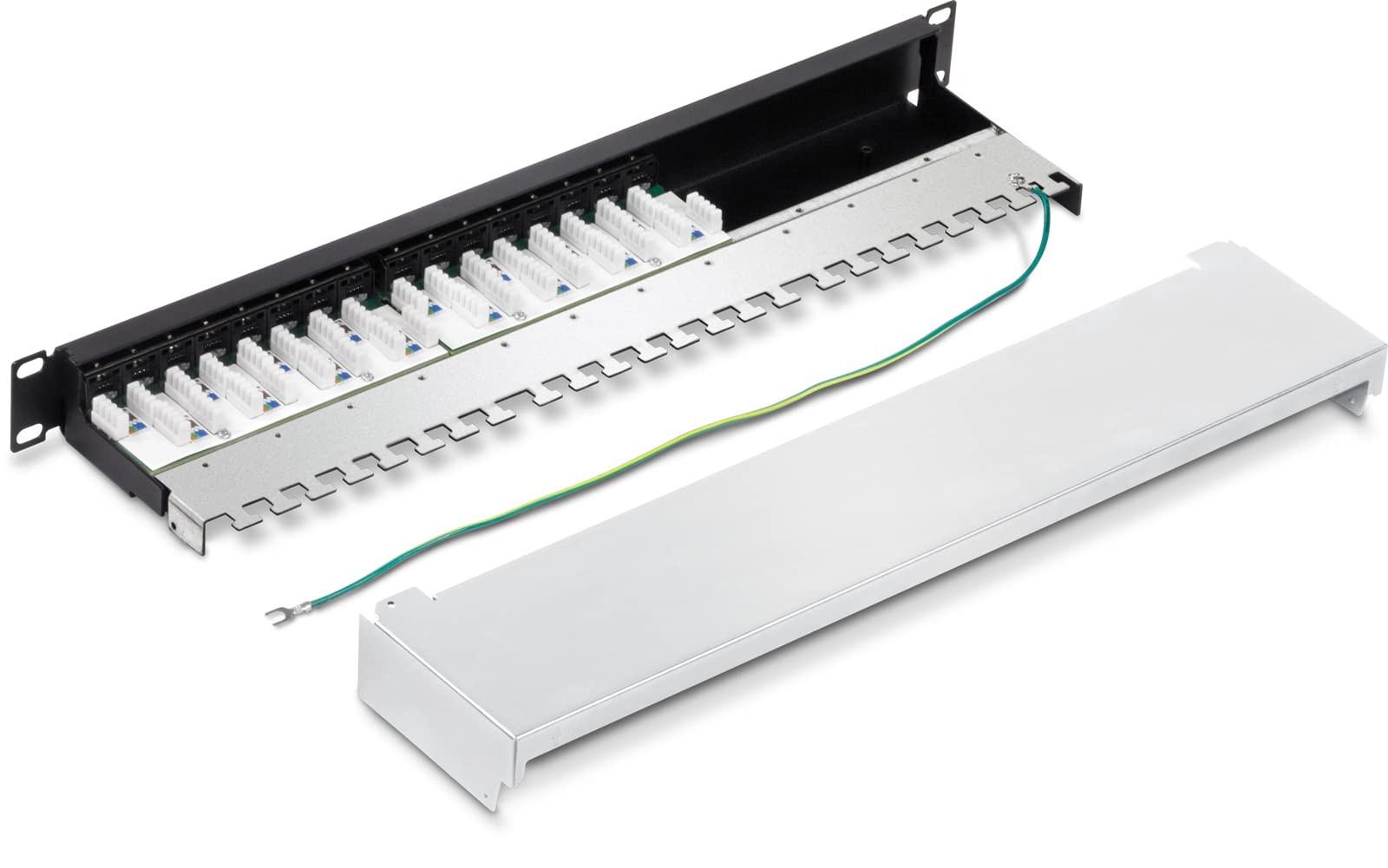 TRENDnet 16 Port Cat6A Shielded Patch Panel 10G Ready Network Interface