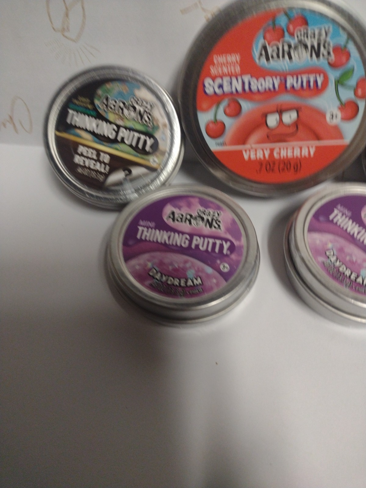 Set Of 5 Thinking Putty Crazy Arons 0.46 Oz