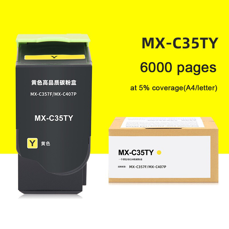 New Toner Cartridges for Sharp MX-C35TB MX-C357F MX-C407P Printer High Yield US