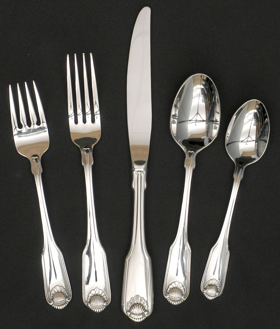 Oneida Silver Classic Shell 5 Piece Place Setting 6036327