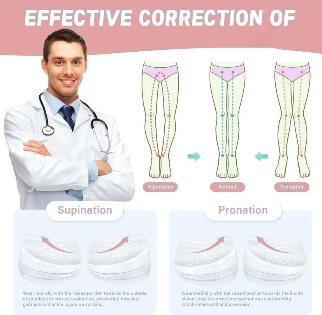 Plantillas Ortopedicas Inserciones De Talon Zapato Elevador Cuna Rodilla