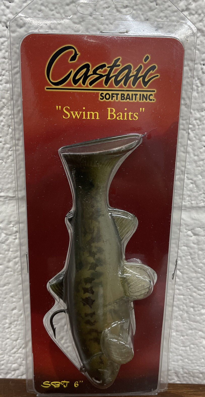 Castaic "Swim Baits" SBT " 6" Ghost Baby Bass