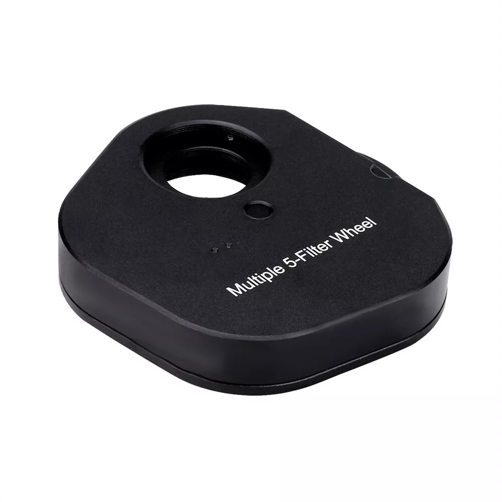 1.25"/2" 5-Position Manual Filter Wheel for Telescope Astrophotography US