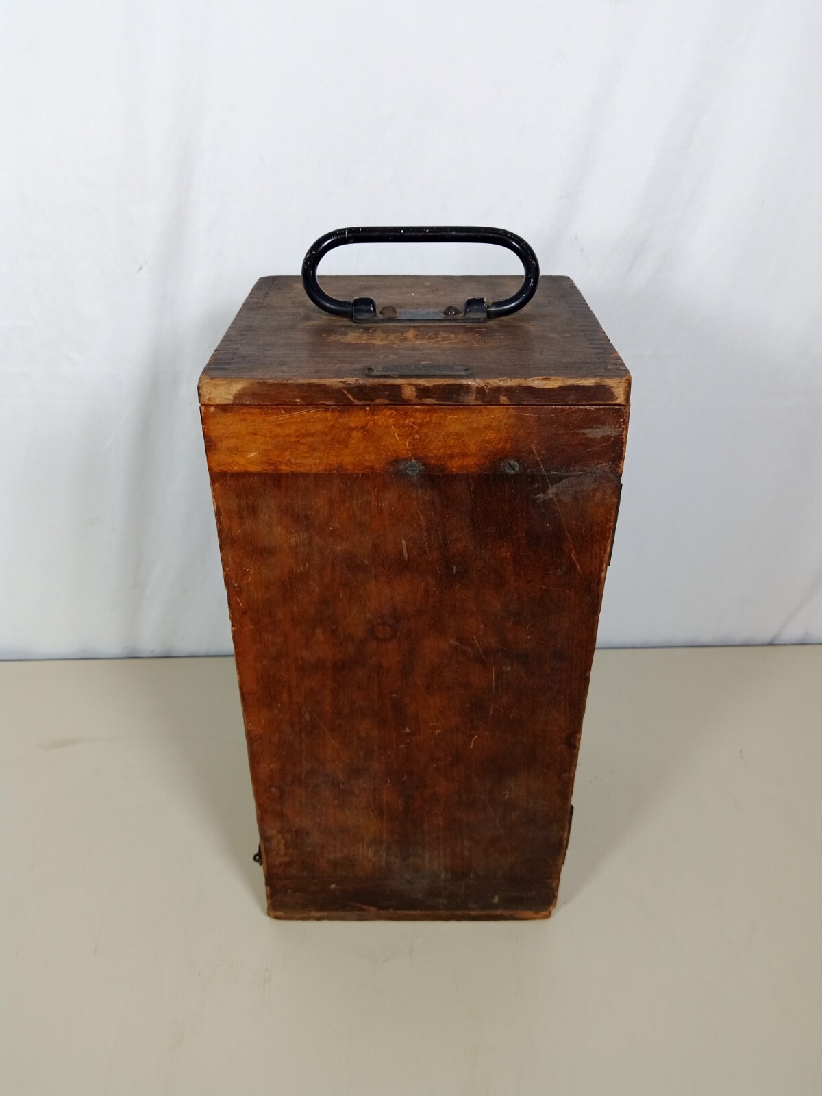 Vintage Bausch & Lomb Optical Co. Microscope in Wood Eimer & Amend Box Case