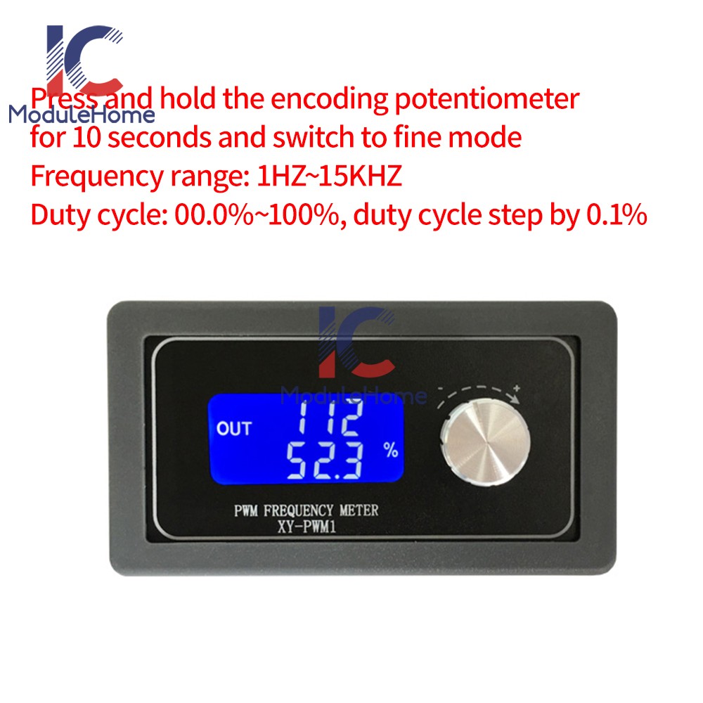 Adjustable PWM Pulse Frequency Duty Cycle Square Wave PWM1 Signal Generator